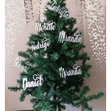 3 Nombres Personalizados Para Árbol Mdf, Corte Laser 15 Cm.