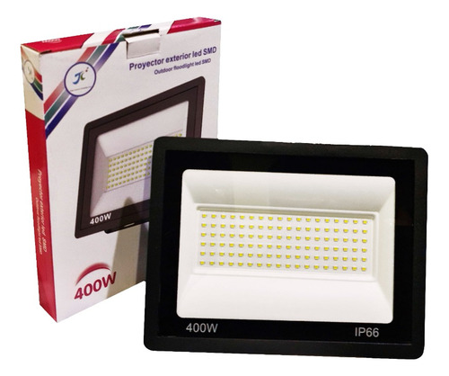 Foco Proyector Plano Led Reflector Multiled 400w Exterior