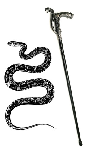 Bengala Espada Punhal Serpente Cobra Apoio 92cm