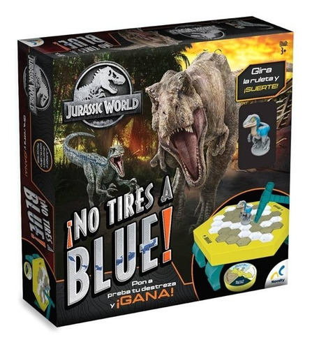 ¡no Tires A Blue! Juego De Mesa Jurassic World Novelty