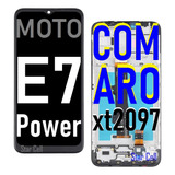 Tela Frontal Original (c/aro Moto E7 Power(2097)+capa+plcl3d