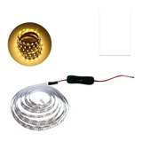 5mts Tira Led Calida + Interruptor Alacena Bajo Mesada