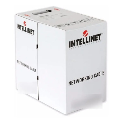 Bobina Cable Intellinet Cat 6 Utp 305 Metros Gris 704663 | Envío gratis