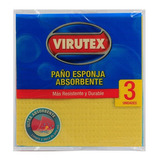 Paño Esponja X3 Ultra Absorbente   Virutex