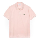 Camisa Lacoste Polo Rosa Para Hombre  Casual Mod L1212