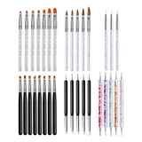 Nuevo 33x Nail Art Brushes Set, Nail Art Liner Brush Nail