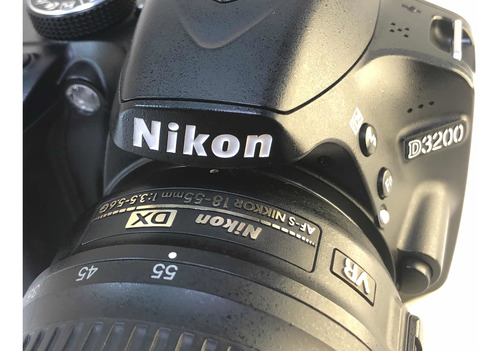 Nikon D3200 Kit 18-55 Vr Completa U$s375.- Garantía P&h