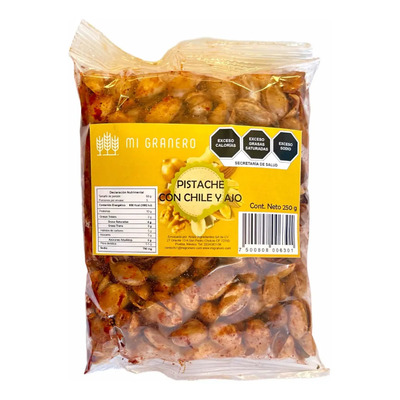Pistache Enchilado Con Ajo Botana 1 Kilo Mi Granero | Envío gratis