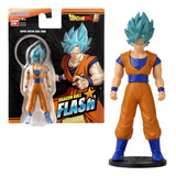 Figura Goku Super Saiyan Blue 10 Cm - Dragon Ball Flash