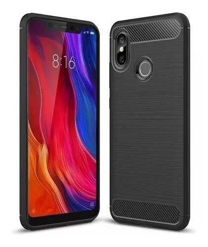 Funda Tpu Carbono Antigolpe Para Xiaomi Redmi Note 7 Pro