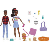 Barbie Amigos Jackson & Jayla Con Mascota Original Mattel