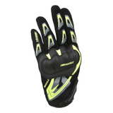 Guantes Para Moto Immortale Rebel Hi Vis/ Negro Con Nudillos Talla G