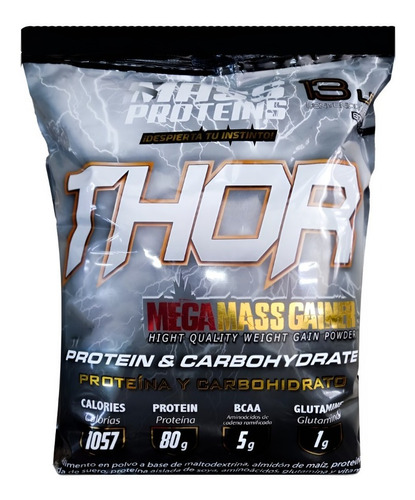 Proteina Thor Mega Mass Gainer - L a $13431