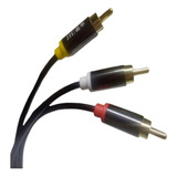 Cable De Audio Profesional Rca A Rca 3x3 Mw23-02-120