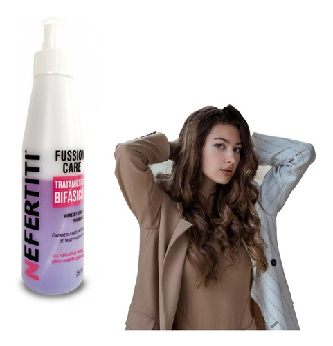 Tratamiento Cabello Maltratado Con Keratina Nefertiti 240ml