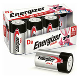 Energizer Max Alkaline, Size D, 8 Pack