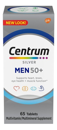 Centrum Silver Men 50+ Multivitaminico 65 Tab Original