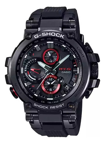 Reloj Casio G-shock Camtgb1000b1acr Original Ghiberti Color De La Correa Negro Color Del Bisel Negro Color Del Fondo Negro