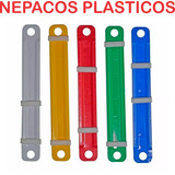 Broches Nepaco Plastico P/carpeta, Colores X 50 Unid Color Mix