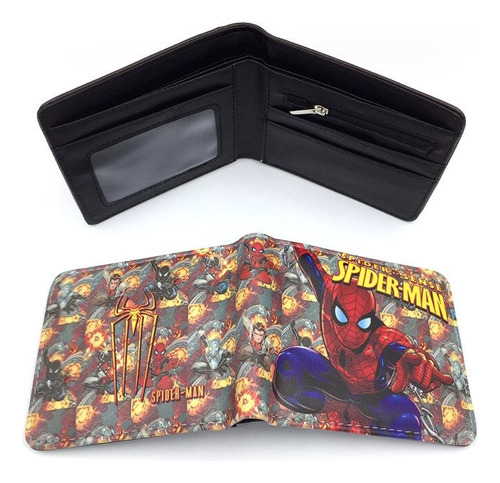 Billetera Spiderman Full Impresión Digital 3d Importada