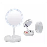 Espejo Para Maquillaje Con Luz Led Aumento Mod Circular