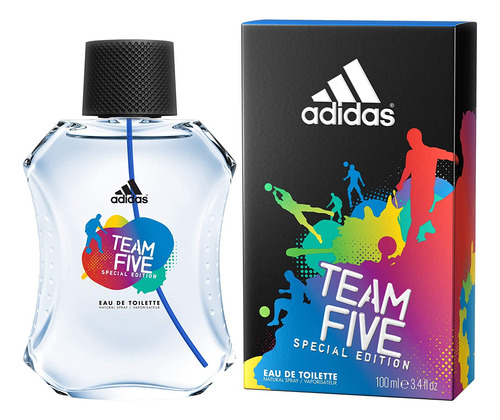 Edt 3.4 Onzas adidas Team Five Por Coty Para Hombre En