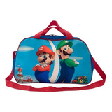 Bolsa Infantil Ou Sacola Viagem Criança Super Mario F5 G