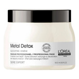 Máscara Loreal Metal Detox 500ml - Pós Coloração E Mechas