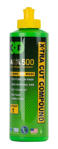 3d Aca 500 X-tra Cut Compound Pulimento De Alto Corte 247 Ml