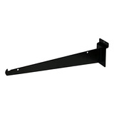 Soporte De Estante Para   De Pared De Listones Negros D...