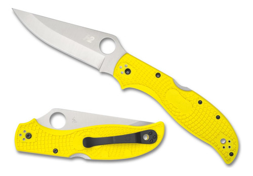 Spyderco Cuchillos Stretch 2 Xl Salt Ligero Amarillo C258pyl