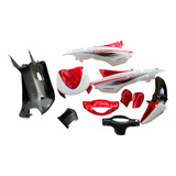 Kit De Plasticos Original Gilera Smash 110 10 Piezas Blanco