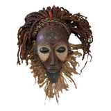 Máscara Africana De Madeira Angola Étnica Chokwe