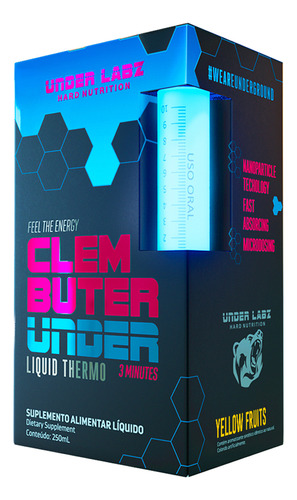 Clembuter Under 250ml Termogênico Vários Sabores Under Labz