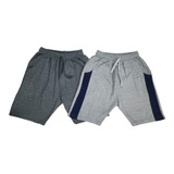 Pack Por 2 Shorts Bermudas Algodón Hombre