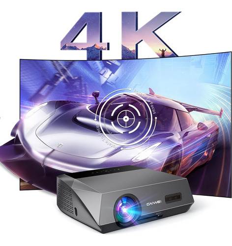 [enfoque Automático Y Keystone] Proyector 4k Con Wifi 5g Y B