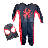 Disfraz Spiderman Negro Miles Morales Super Precio Marvel