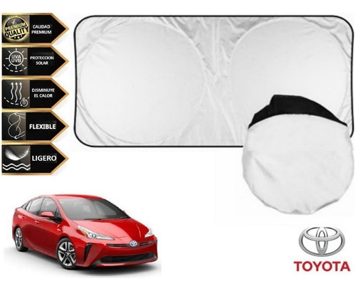 Protector Cubresol Tapasol Con Ventosas Toyota Prius 2020