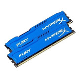 Memoria Ram Fury Ddr3 Gamer Color Azul 16gb 2x8gb Hyperx Furyazulddr3