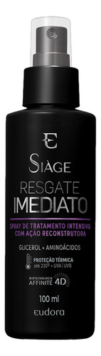  Spray De Tratamento Eudora Siàge Resgate Imediato Reparação De 100ml