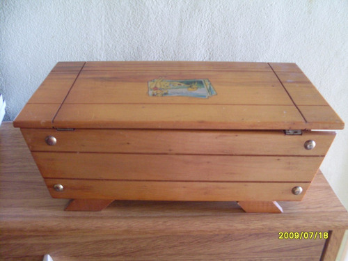 Caja De Madera Emporio De Conservas  Samba  Antigua