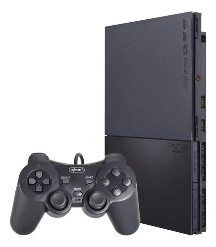 Console Playstation 2, 2 Controles, Cabo Áudio E Vídeo, Fonte, Jogo Dvd Pes 2008 Tudo Original E Um Multitap ( Assista Ao Vídeo).