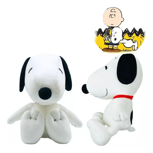 Snoopy De Peluche 40cm Suave Y Cómodo