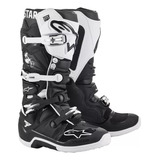 Bota Cross Alpinestar Tech 7 (43)negro/blanco-motor Dos