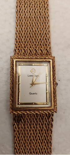Reloj Lord Elgin Antiguo De Cuarzo Años 60's Funcionando