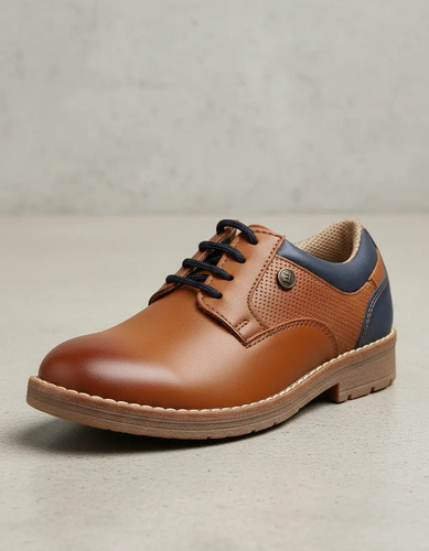 Zapato De Vestir Coqueta Niño Piel 433611m