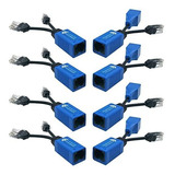 Combinador De Cables Ethernet Cat5e Cat6 De 4 Pares, Uso Com