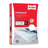 Papel Bond Blanco Oficio Fotobond Scribe Paquete 500 Hojas