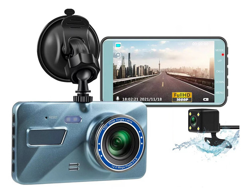 Cámara De Video Automovil Dash Camara Frontal Interior 1080p