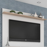 Painel Tv 55  Multimóveis Cr45111 Branco/siena